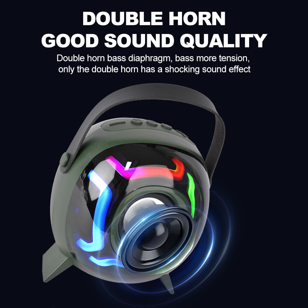 Haut-Parleur Bluetooth Portable avec Microphone Super Bass - مكبر صوت محمول مع ميكروفون لاسلكي وصوت نقي