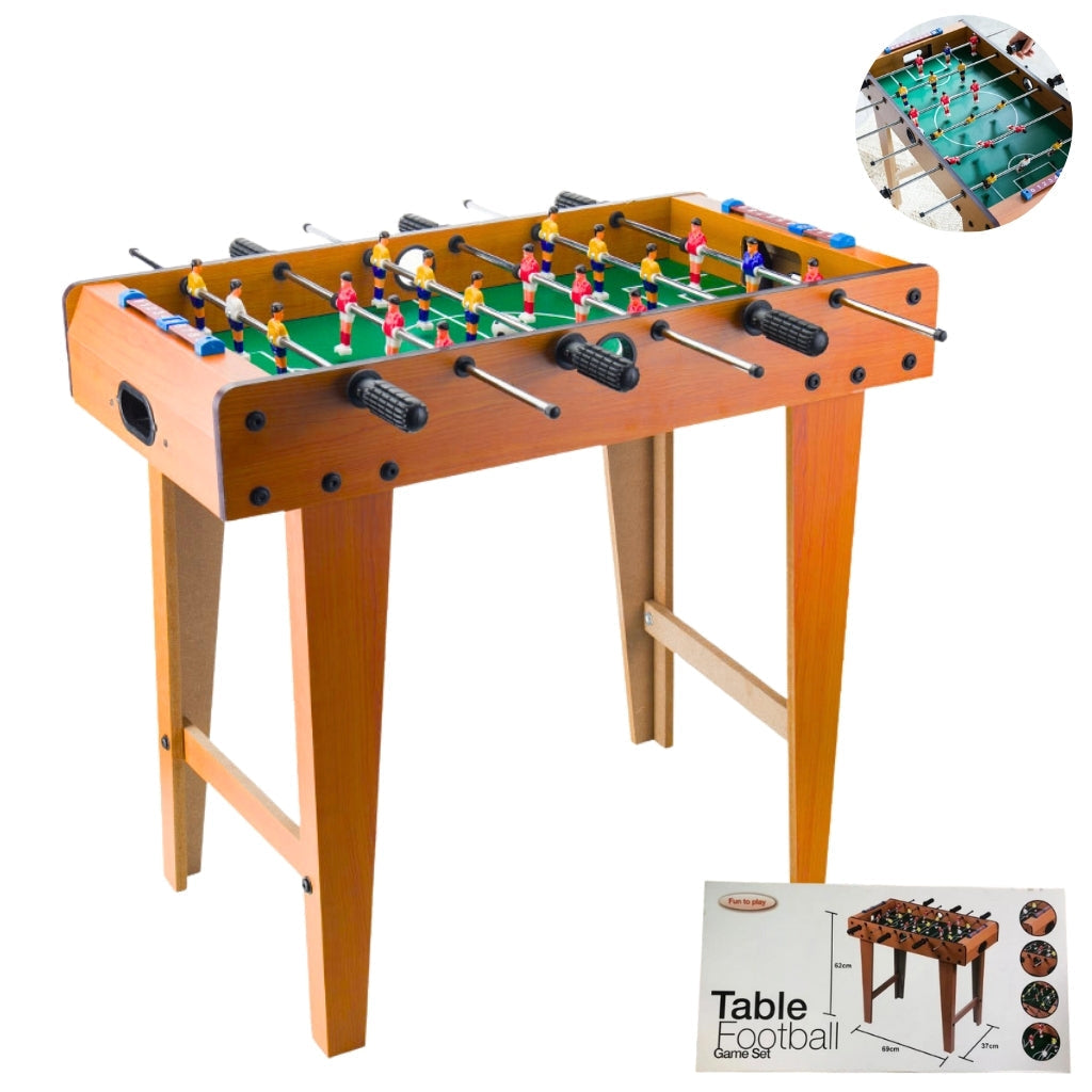 Babyfoot en Bois 6 poignées 18 joueurs - لعبة البابيفوت الخشبية الكلاسيكية تنزوت