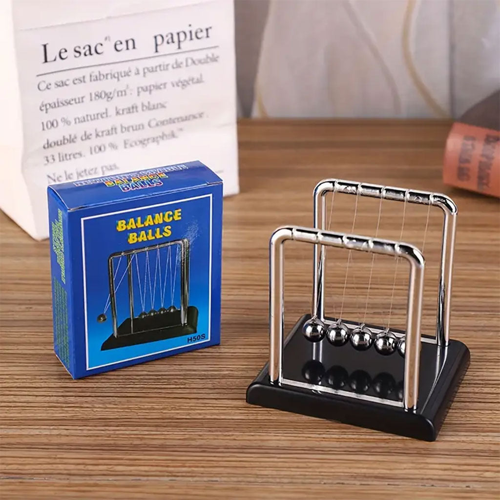 Pendule Newton Balls d'équilibre en acier classique v2 تنزوت
