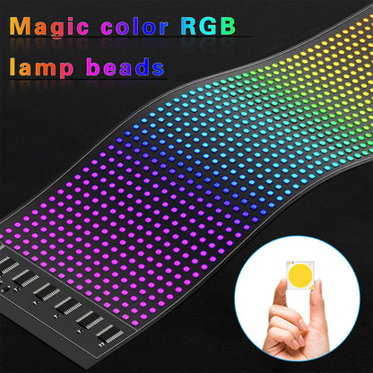 Bande LED Matrix Panel pour voiture écran souple programmable (92 x 374 mm)