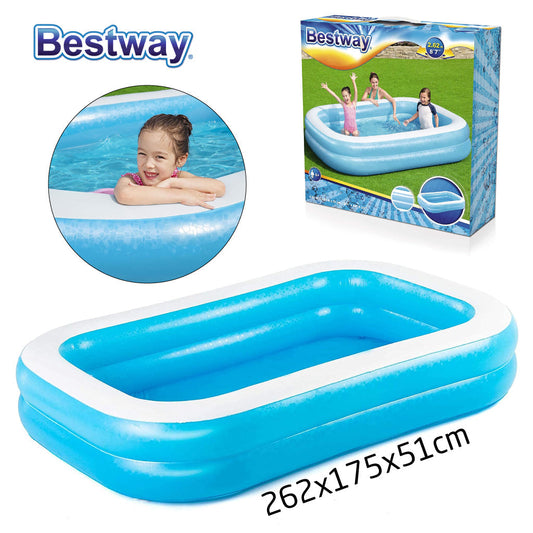 Piscine Gonflable Pour Enfants 262x175x51cm Bestway #54006 تنزوت