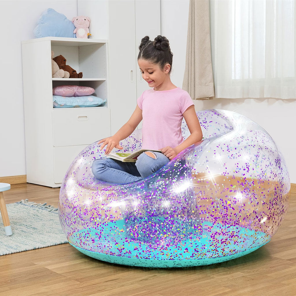 Fauteuil Gonflable Géant Glitter Dream114x112x66 cm Bestway 75115 – أريكة قابلة للنفخ