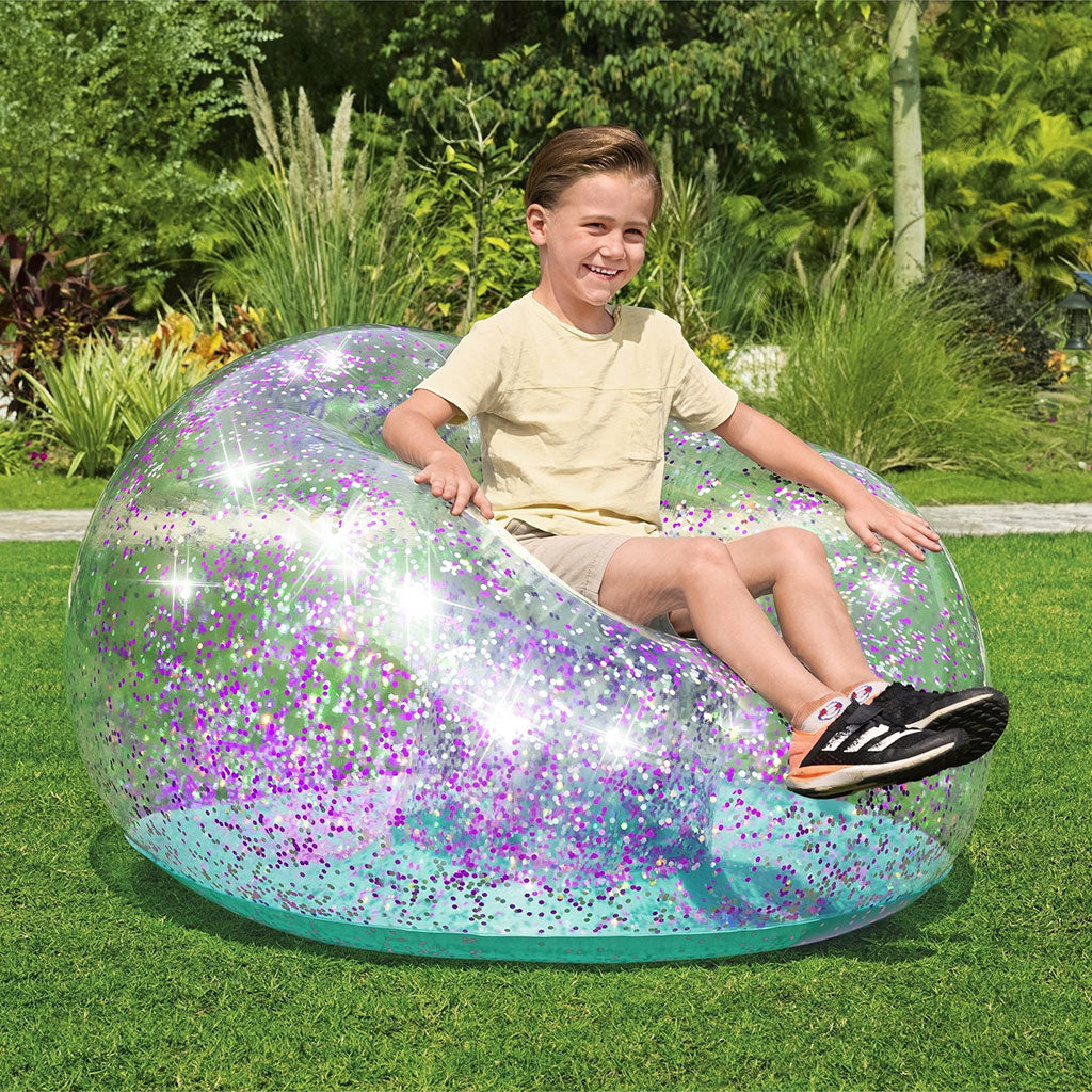 Fauteuil Gonflable Géant Glitter Dream114x112x66 cm Bestway 75115 – أريكة قابلة للنفخ تنزوت