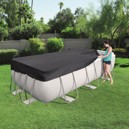 Bache Piscine Rectangulaire en Polypropylène 412x201cm Bestway 58232 – غطاء مسبح