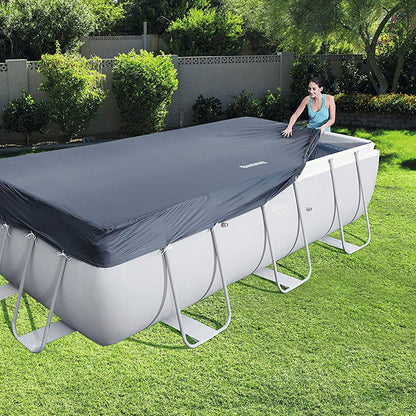 Bache Piscine Rectangulaire en Polypropylène 412x201cm Bestway 58232 – غطاء مسبح