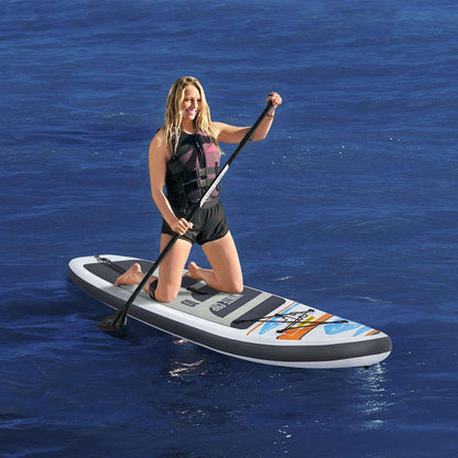 Hydro-Force White Cap Paddle gonflable Avec Pompe À Main Et Sac À Dos Bestway-65342