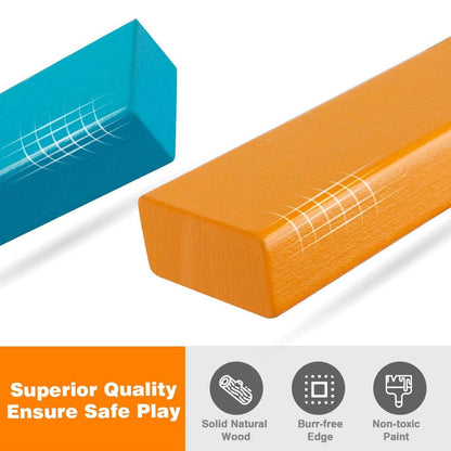 Jeu de blocs de construction colorés à faire tomber 30pcs - لعبة هدم الأبراج