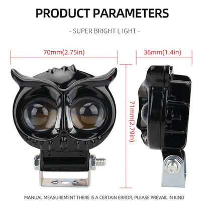Lumière de hibou antibrouillard LED pour la moto 1Pcs – مصباح دراجات نارية عالي السطوع