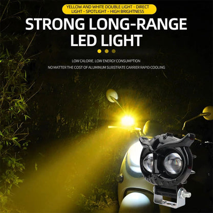 Lumière de hibou antibrouillard LED pour la moto 1Pcs – مصباح دراجات نارية عالي السطوع