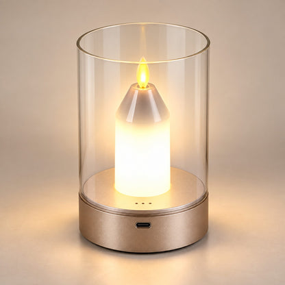 Bougie LED sans Flamme Rechargeable avec Détecteur de Gestes - شمعة بدون لهب قابلة للشحن بتحكم بإشارة اليد