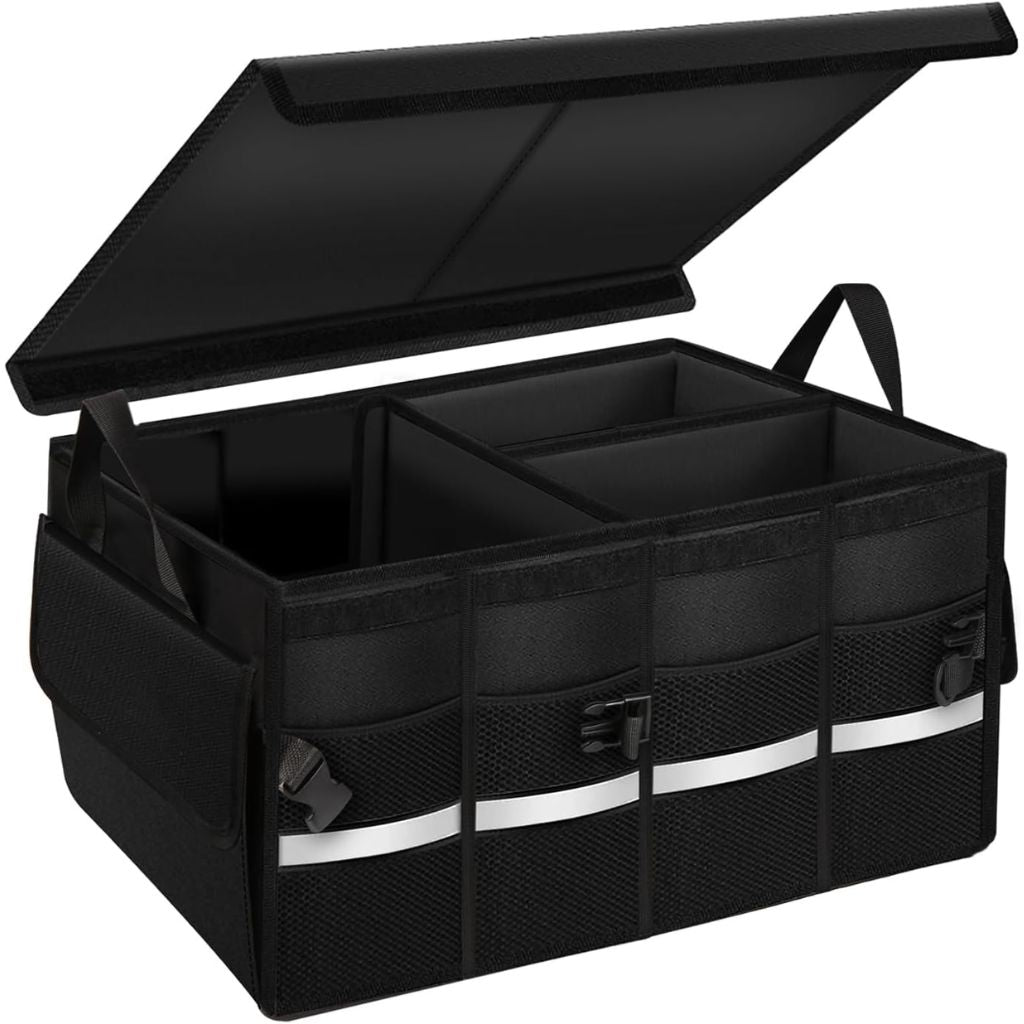 Organisateur de Coffre Pliable et Imperméable avec Multi-Compartiments – صندوق تنظيم الأغراض قابل للطي ومقاوم للماء