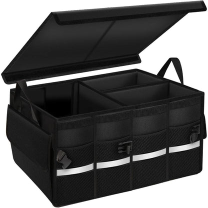 Organisateur de Coffre Pliable et Imperméable avec Multi-Compartiments – صندوق تنظيم الأغراض قابل للطي ومقاوم للماء