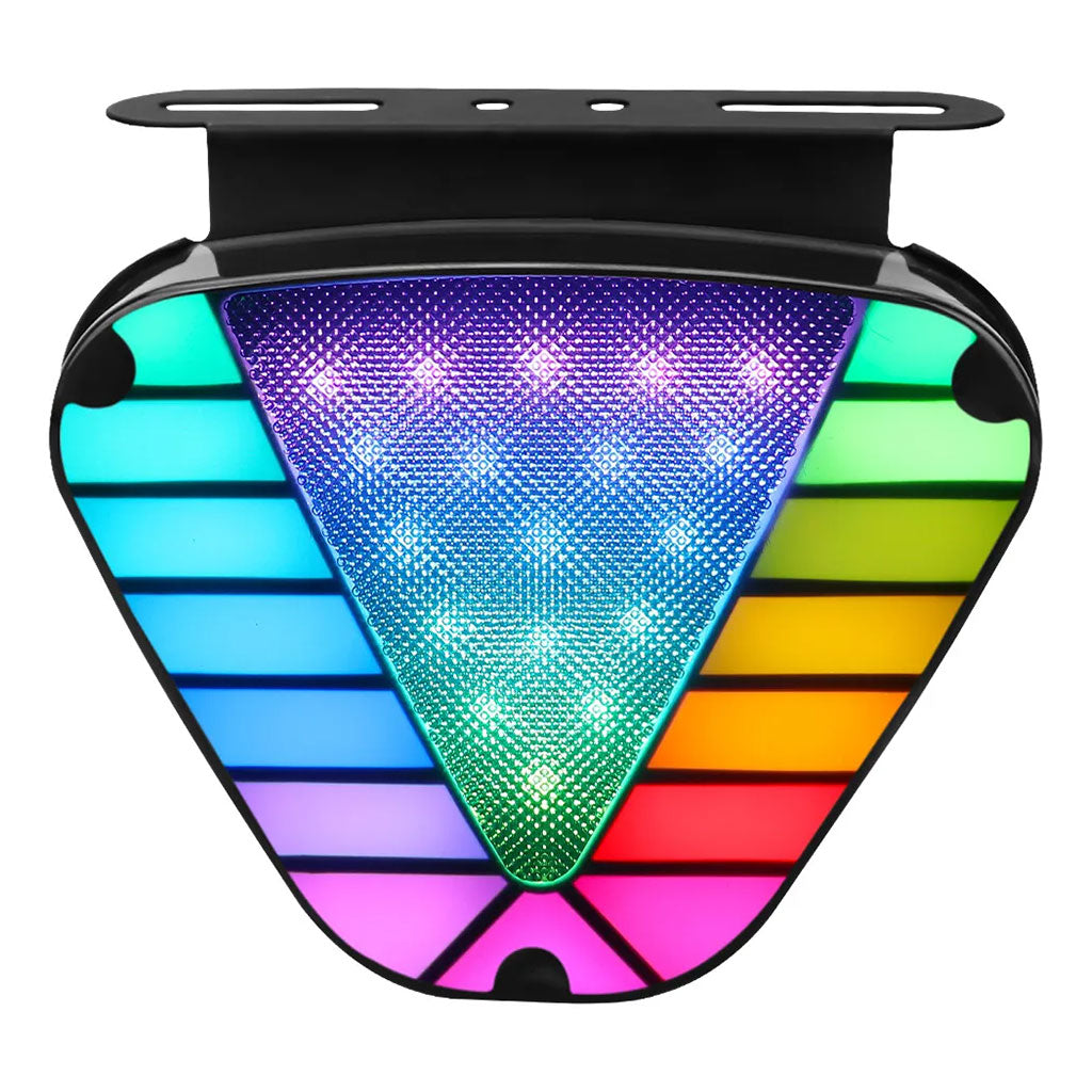 Feu arrière clignotant triangulaire à LED multicolore 2PCS – مصباح إشارة متعدد الألوان