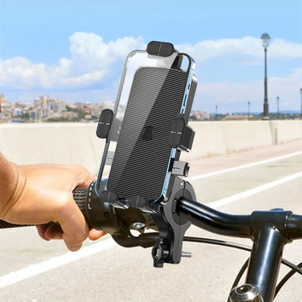 Support De Téléphone Portable pour Bicyclette et Motocross Rotatif 360 Dégrée – حامل هواتف للدراجات