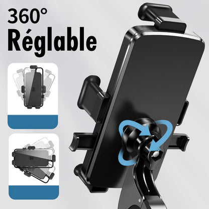 Support De Téléphone Portable pour Bicyclette et Motocross Rotatif 360 Dégrée – حامل هواتف للدراجات
