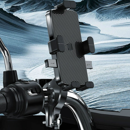 Support De Téléphone Portable pour Bicyclette et Motocross Rotatif 360 Dégrée – حامل هواتف للدراجات