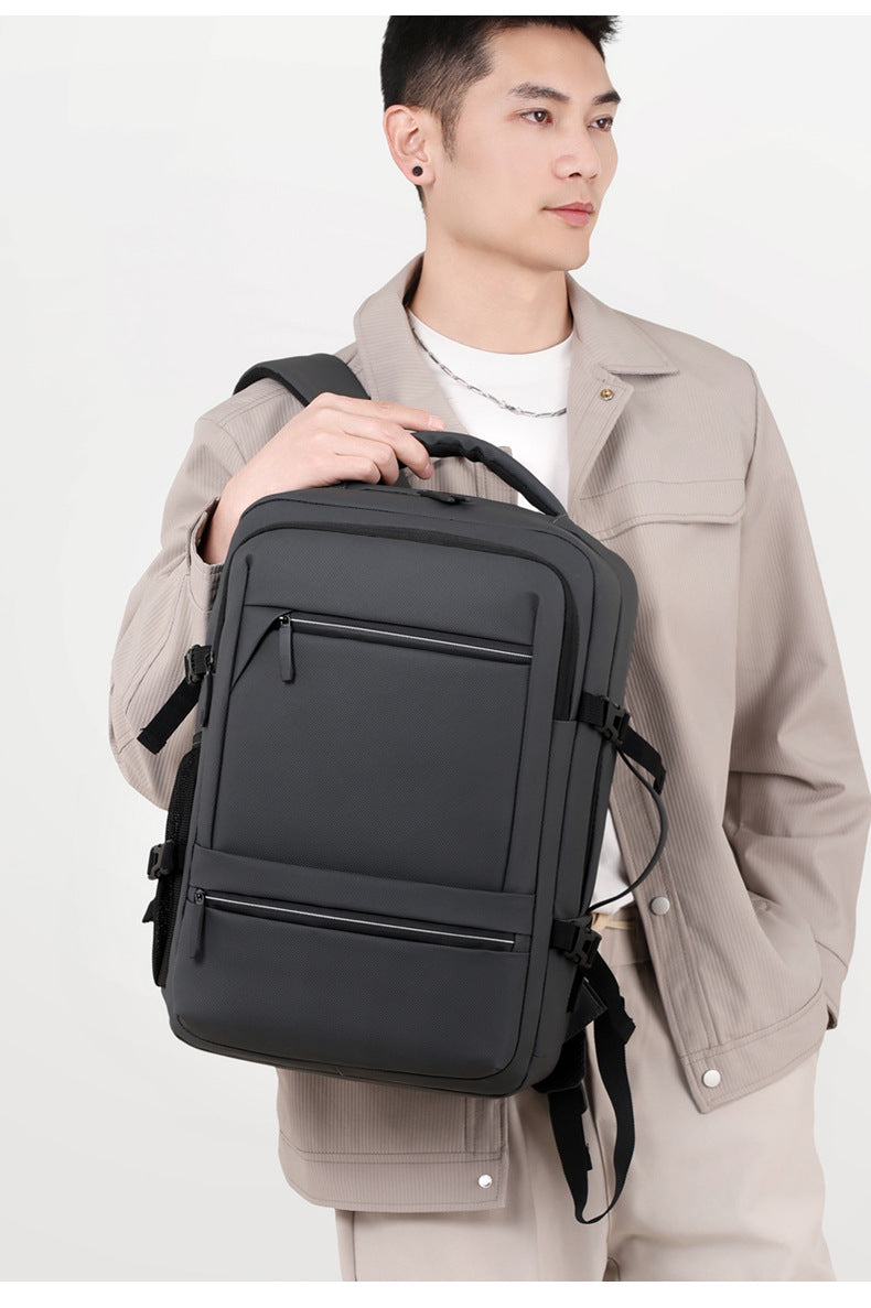 Sac à Dos pour Ordinateur Portable Grande Capacité et Anti-Vol Bomag Boy Gris - حقيبة ظهر للكمبيوتر المحمول واسعة ومانعة للسرقة