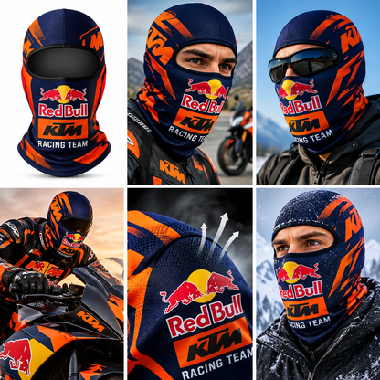 Cagoule Moto Thermique Balaclava Redbull - قناع واقي وجه كامل حراري للدراجات النارية