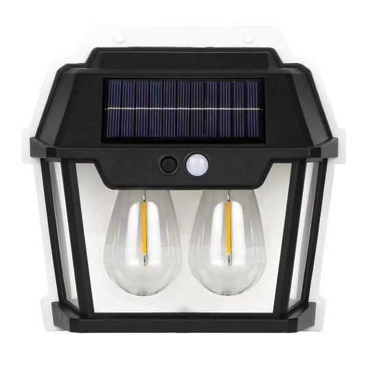 Applique murale solaire étanche pour petite maison, fil Rett à induction, lumière chaude, cour, villa, jardin, extérieur تنزوت