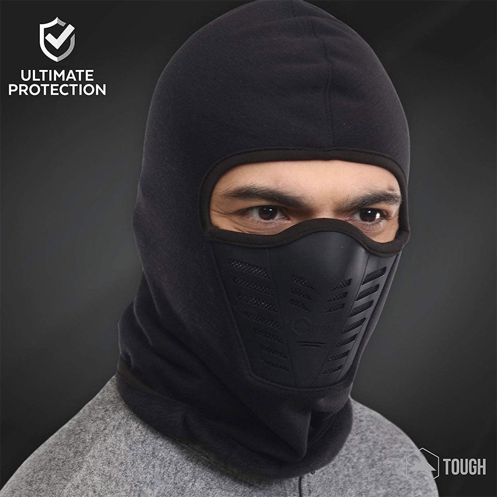 Cagoule d’hiver Excefore en polaire avec maille filet coupe-vent – قناع وجه شتوي
