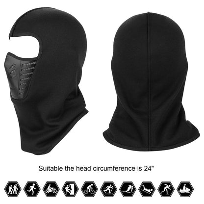 Cagoule d’hiver Excefore en polaire avec maille filet coupe-vent – قناع وجه شتوي