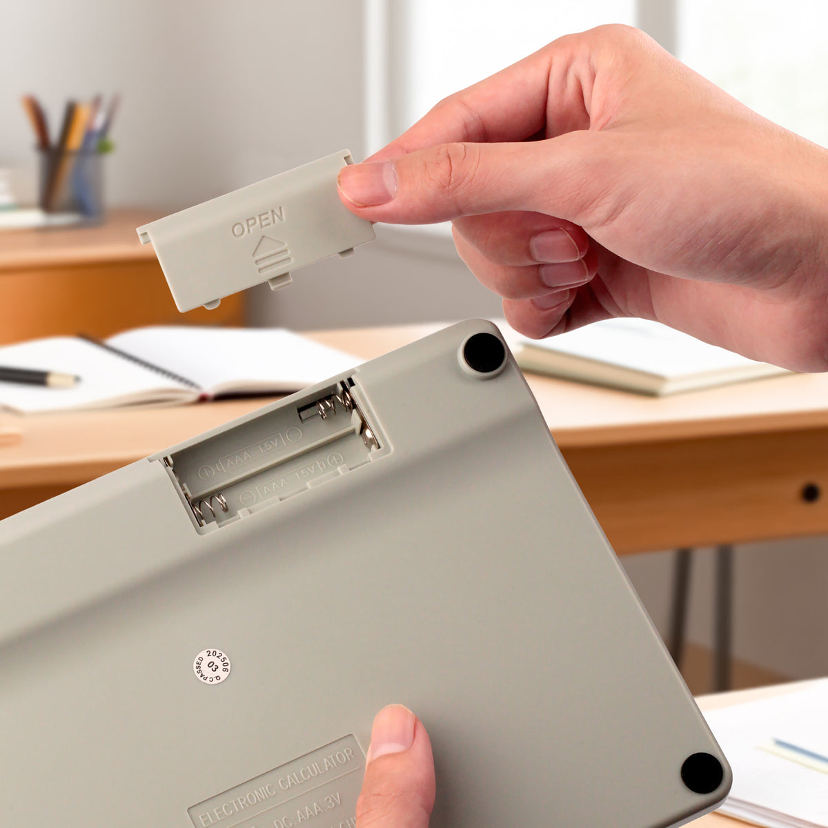 Calculatrice avec Tablette d'Écriture LCD 12 Chiffres - حاسبة رقمية مع لوحة كتابة