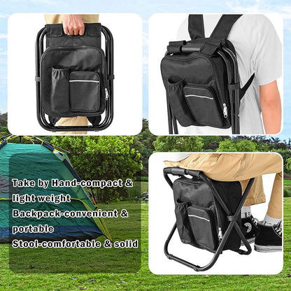 Sac à Dos Isotherme et Chaise Multifonction pour Camping 3en1 – كرسي وحقيبة تخييم