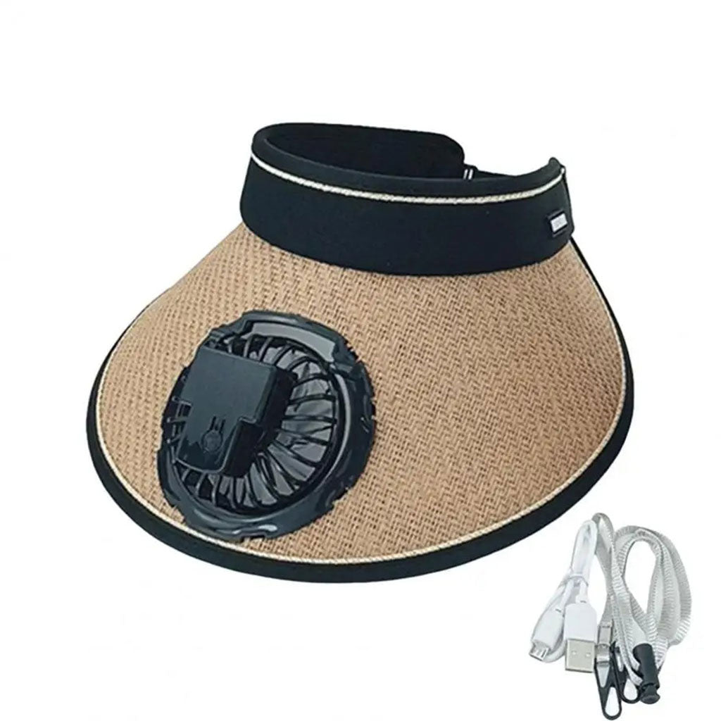 Casquette d’été avec Ventilateur de Refroidissement – قبعة مع مروحة تعمل بالطاقة الشمسية