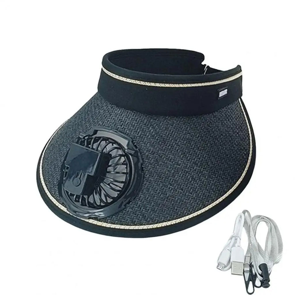 Casquette d’été avec Ventilateur de Refroidissement – قبعة مع مروحة تعمل بالطاقة الشمسية