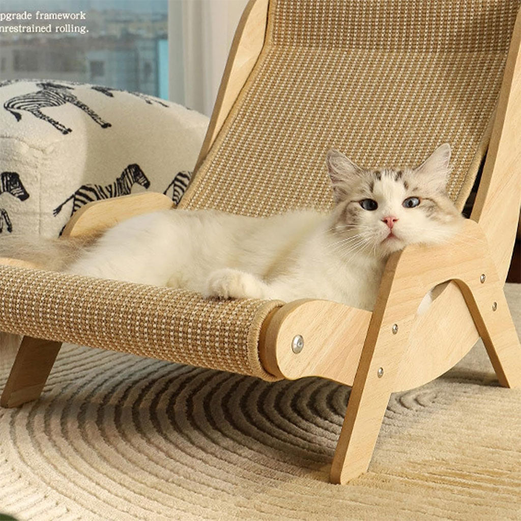 Chaise Longue en Sisal pour Chat et Animaux de Compagnie – كرسي للقط والحيونات الأليفة