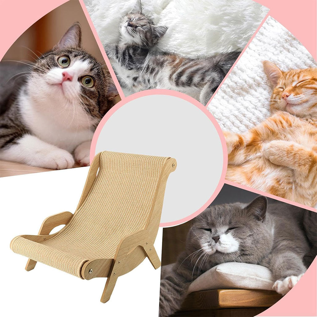 Chaise Longue en Sisal pour Chat et Animaux de Compagnie – كرسي للقط والحيونات الأليفة