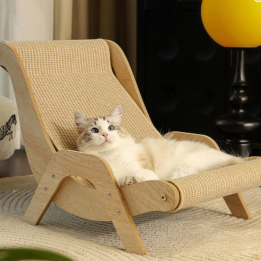 Chaise Longue en Sisal pour Chat et Animaux de Compagnie – كرسي للقط والحيونات الأليفة - تنزوت