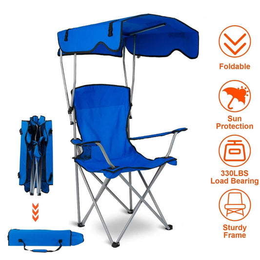 Chaise Longue Pliable Avec Porte Goblet Et Ombrelle تنزوت