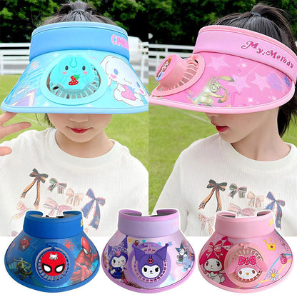 Chapeau d’été pour Enfants avec Ventilateur – قبعة واقية من الشمس مع مروحة تنزوت
