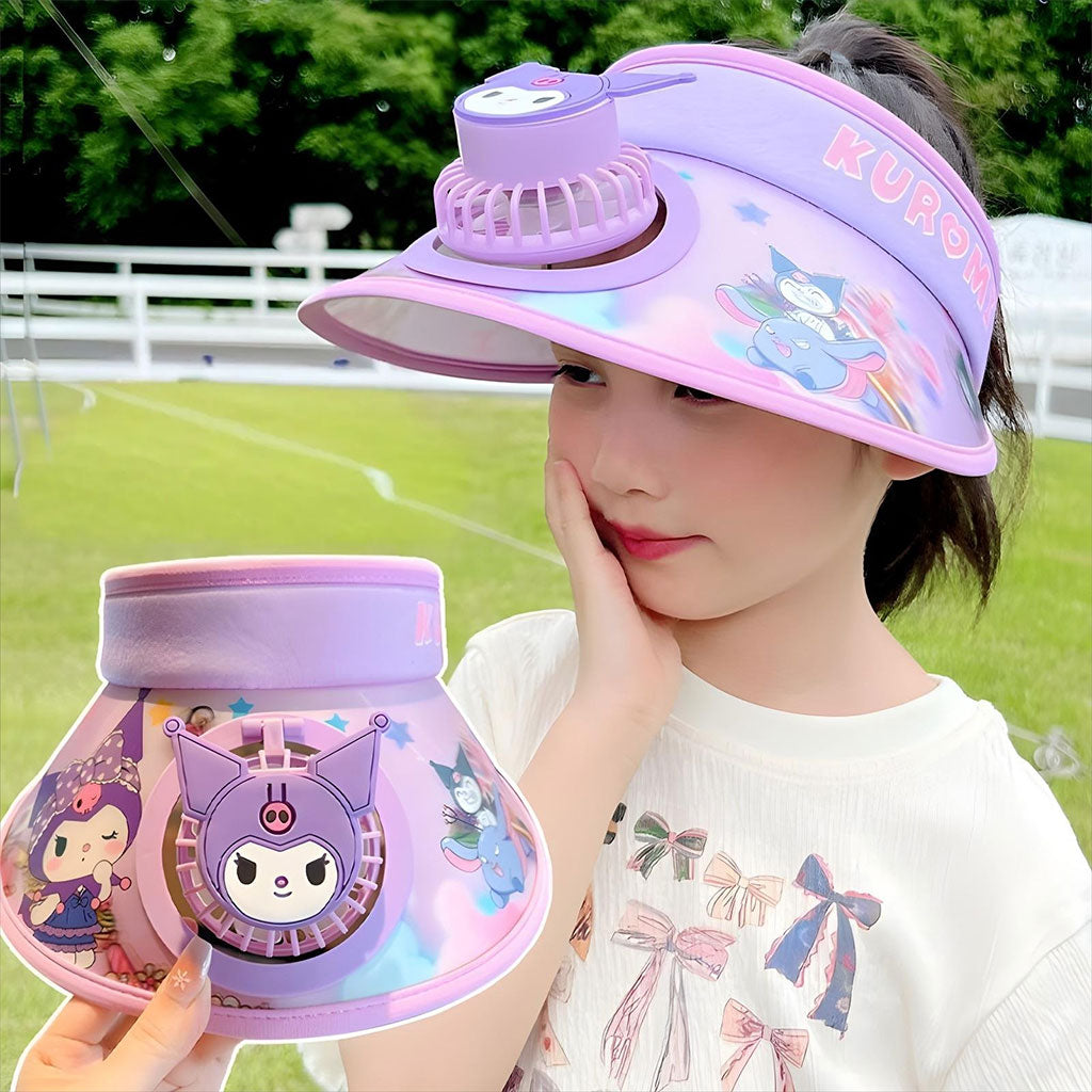 Chapeau d’été pour Enfants avec Ventilateur – قبعة واقية من الشمس مع مروحة
