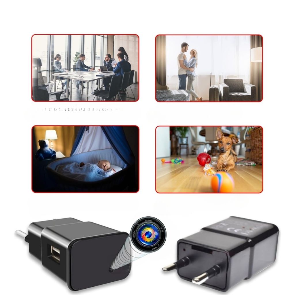 Caméra Chargeur WiFi Camouflée – كاميرا خفية واي فاي على شكل شاحن