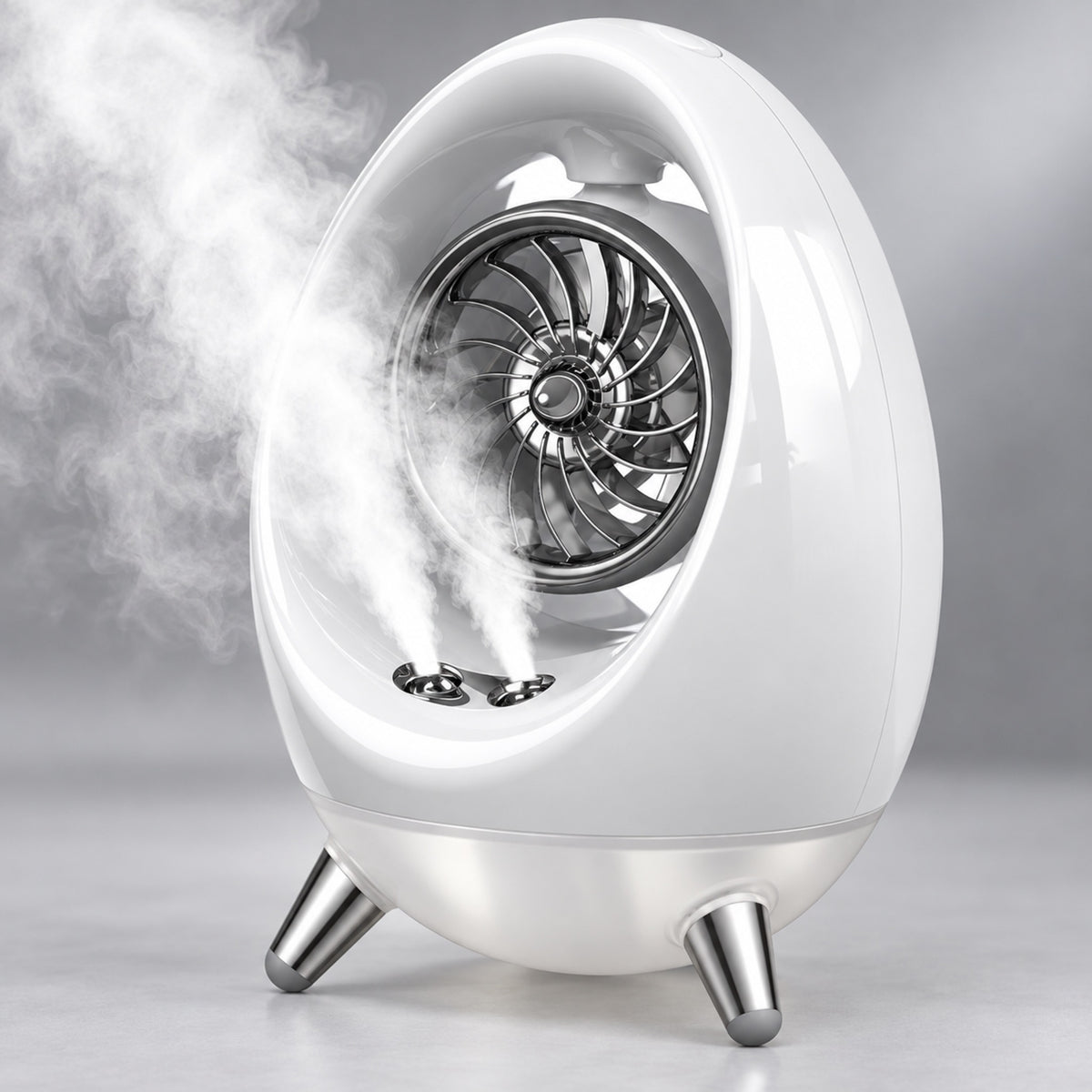 Chauffage Soufflant de Bureau 500W avec Humidificateur - مدفئة مكتبية 500 واط مع مروحة ورذاذ ترطيب