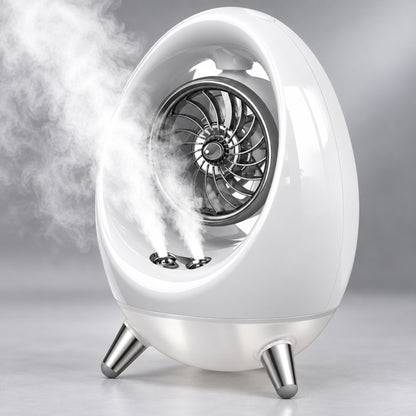 Chauffage Soufflant de Bureau 500W avec Humidificateur - مدفئة مكتبية 500 واط مع مروحة ورذاذ ترطيب