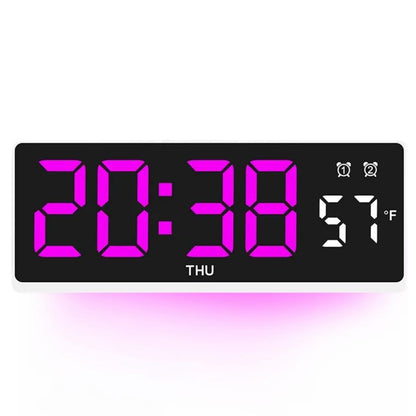 Horloge Électronique Multifonctionnelle avec Affichage de la Température – ساعة إلكترونية متعددة الوظائف مع عرض درجة الحرارة