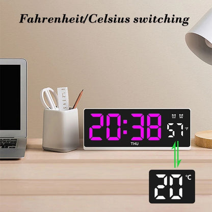 Horloge Électronique Multifonctionnelle avec Affichage de la Température – ساعة إلكترونية متعددة الوظائف مع عرض درجة الحرارة