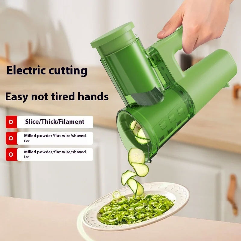 Trancheuse à électrique multifonctionnelle pour légumes et fruits – جهاز تقطيع الخضر والفواكه