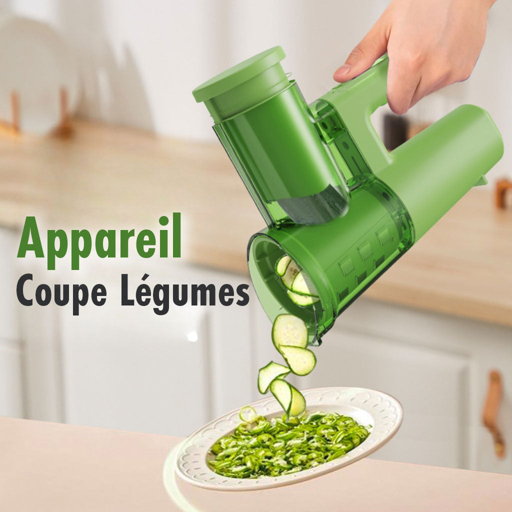 Trancheuse à électrique multifonctionnelle pour légumes et fruits – جهاز تقطيع الخضر والفواكه تنزوت
