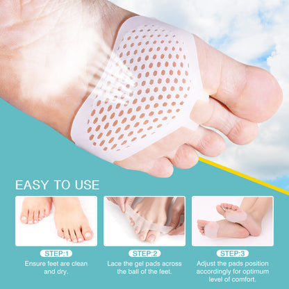 Coussinet de Protection en Silicone pour l’Avant-Pied Tiptoe - واقي وسادة سيليكون لحماية أصابع القدم