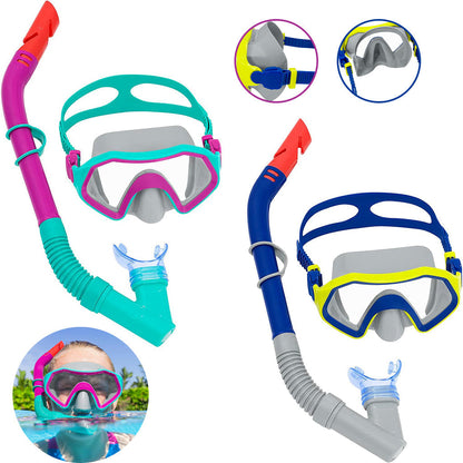 Bestway Masque et Tuba Crusader pour Jeunes Enfants à partir de 7 Ans 24025 تنزوت