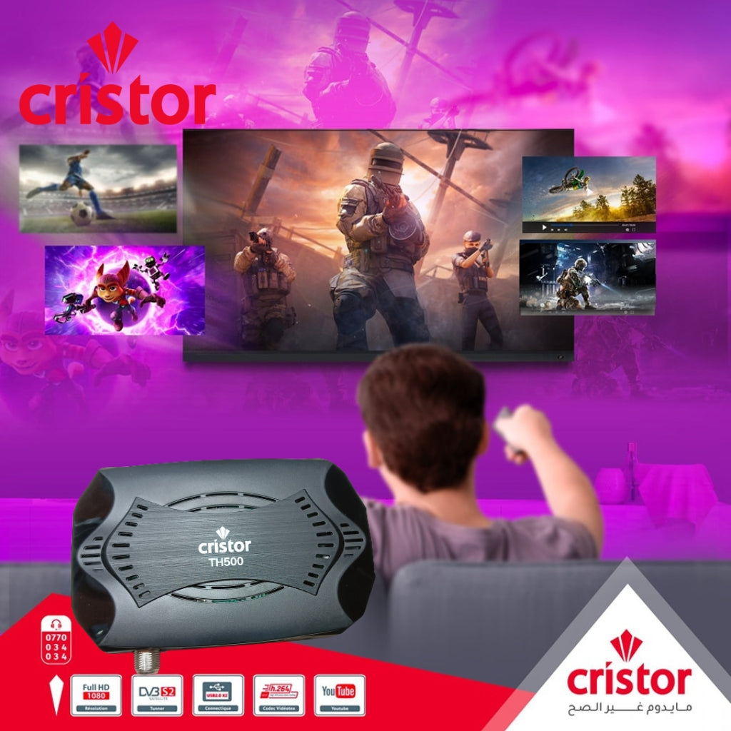 Demo Décodeur Cristor Thunder TH500