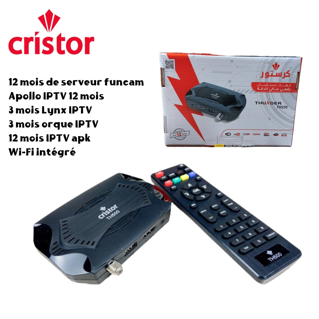 Demo Décodeur Cristor Thunder TH500