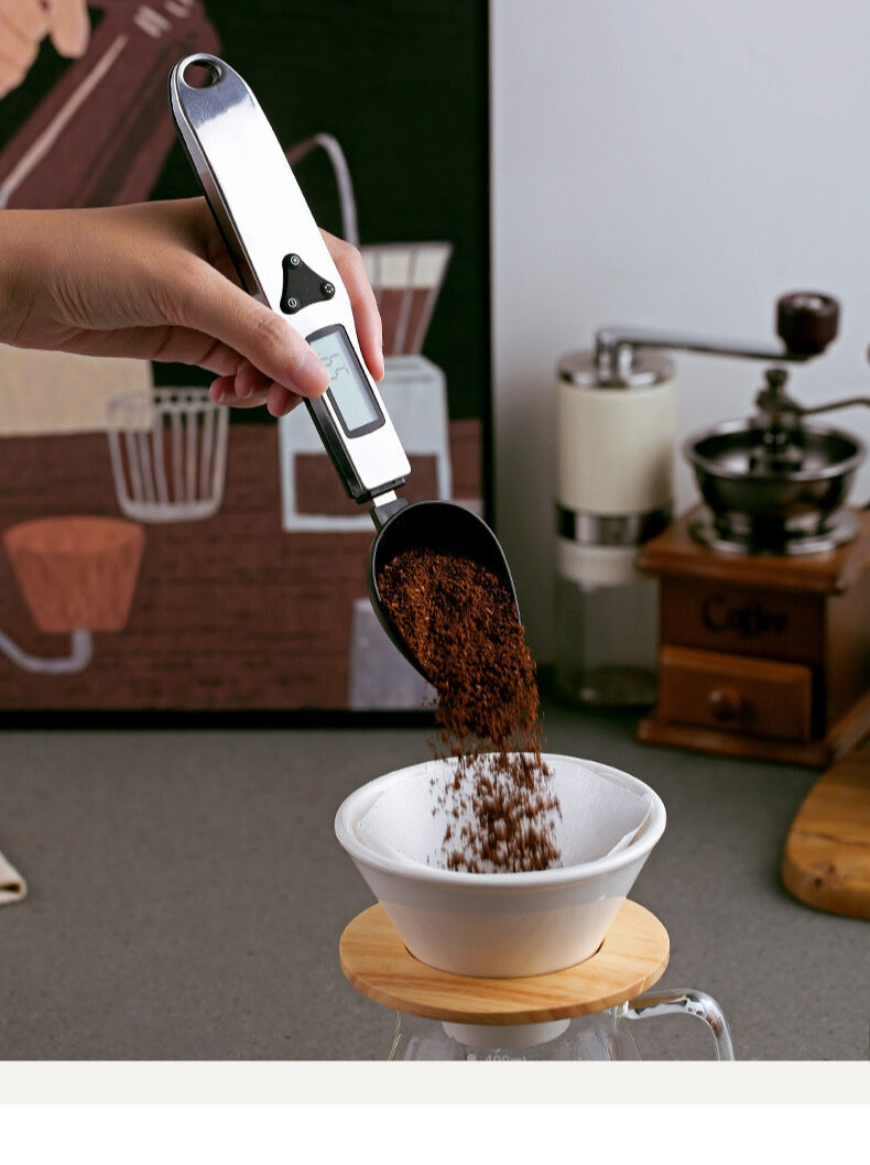 Cuillère à mesurer 500g – 0.1g, balance de cuisine numérique LCD portable En Inox