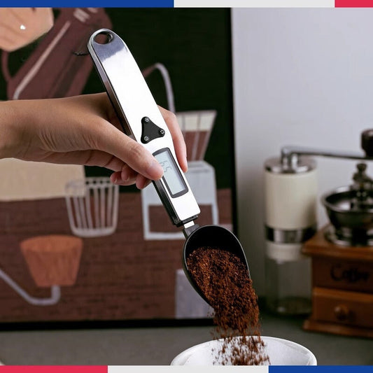 Cuillère à mesurer 500g – 0.1g, balance de cuisine numérique LCD portable En Inox تنزوت