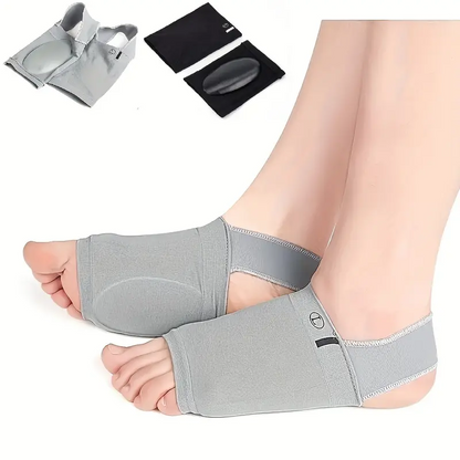 Paire Semelles de pied Soutien de la voûte plantaire en silicone pour fasciite plantaire orthopédique