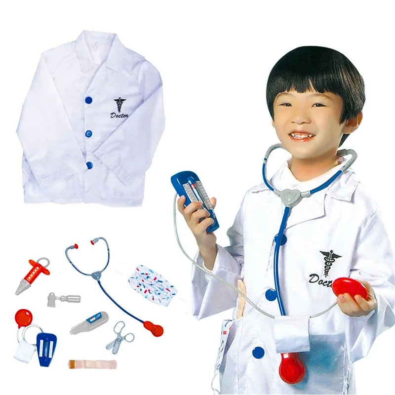 Costume de Docteur pour Enfants ,blouse et accessoires تنزوت